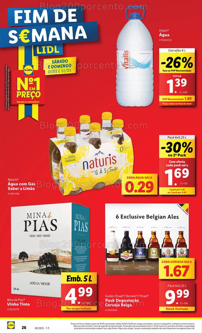 Antevisão Folheto LIDL Especial Fim de Semana - 1 e 2 março