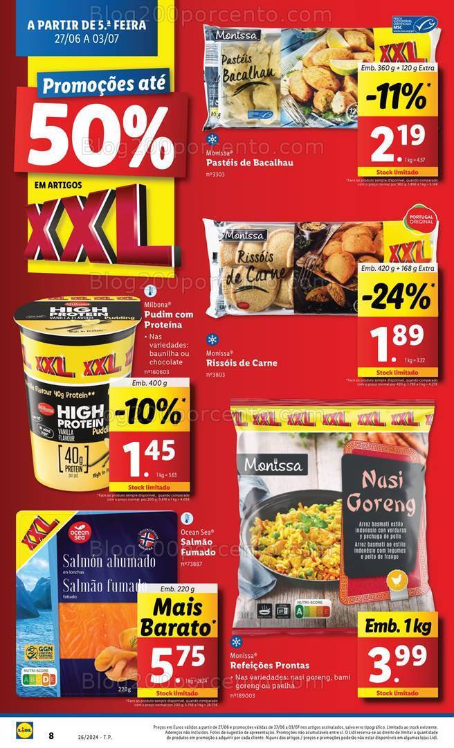 Antevisão Folheto LIDL XXL Promoções de 27 junho a 3 julho