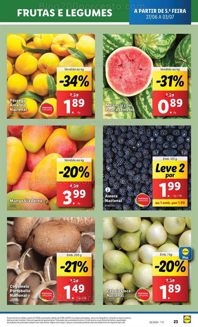 Antevisão Folheto LIDL Bazar Promoções de 27 junho a 3 julho