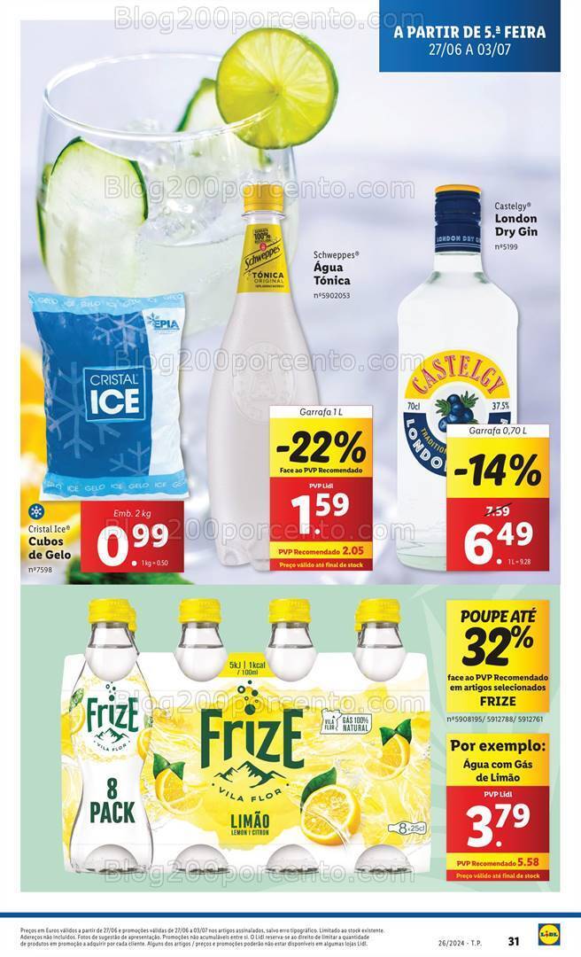 Antevisão Folheto LIDL Especial Verão Promoções de 27 junho a 3 julho