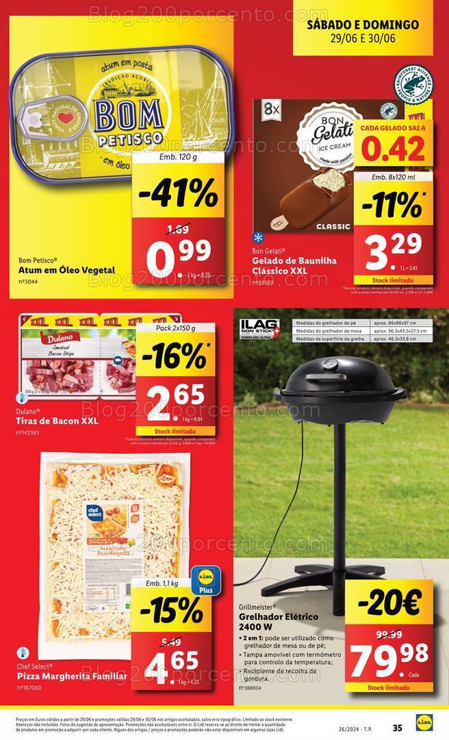 Antevisão Folheto LIDL Fim de Semana Promoções dias 29 e 30 julho