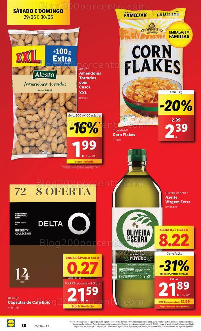 Antevisão Folheto LIDL Fim de Semana Promoções dias 29 e 30 julho