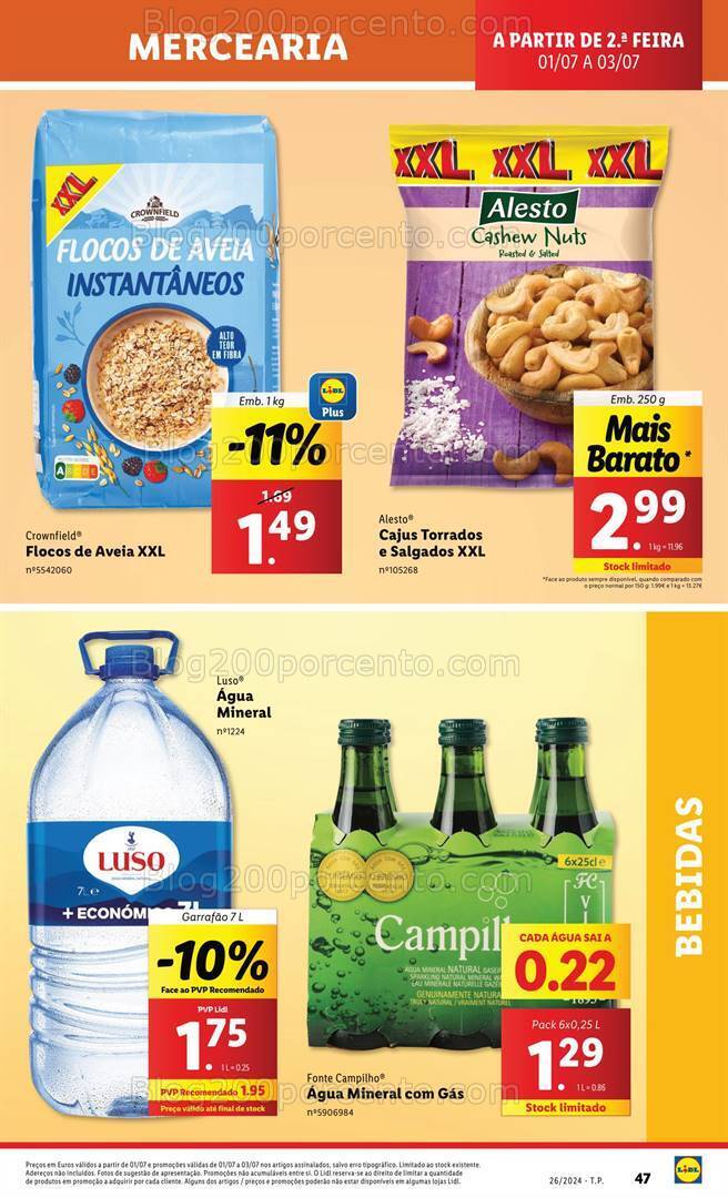 Antevisão Folheto LIDL Bazar Promoções de 27 junho a 3 julho