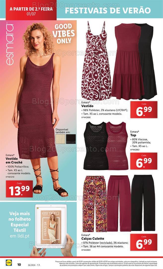 Antevisão Folheto LIDL Especial Verão Promoções de 27 junho a 3 julho