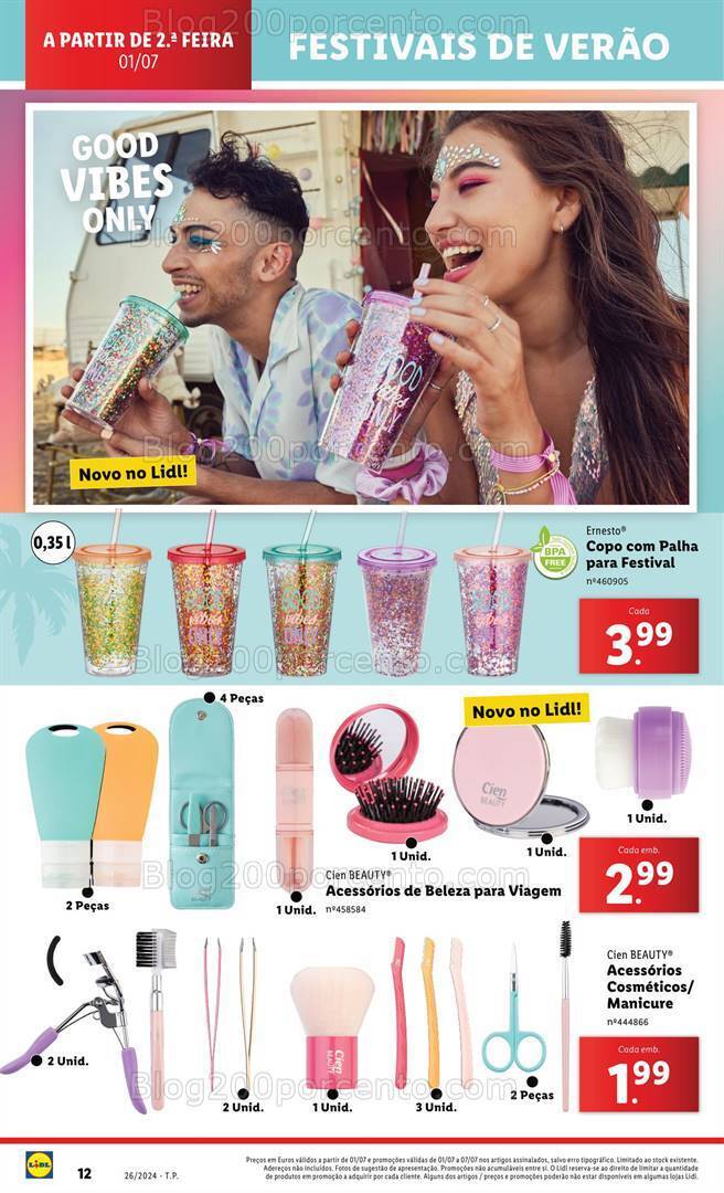 Antevisão Folheto LIDL Especial Verão Promoções de 27 junho a 3 julho