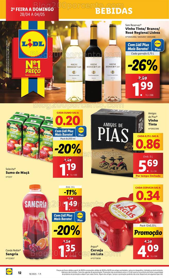 Antevisão Folheto LIDL Promoções de 28 abril a 4 maio - Edição Digital