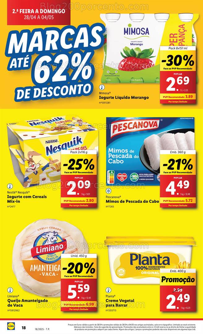 Antevisão Folheto LIDL Promoções de 28 abril a 4 maio - Edição Digital