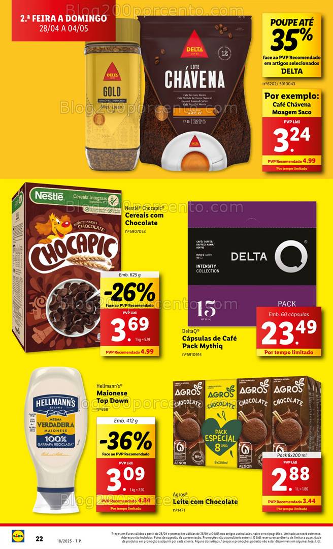 Antevisão Folheto LIDL Promoções de 28 abril a 4 maio - Edição Digital