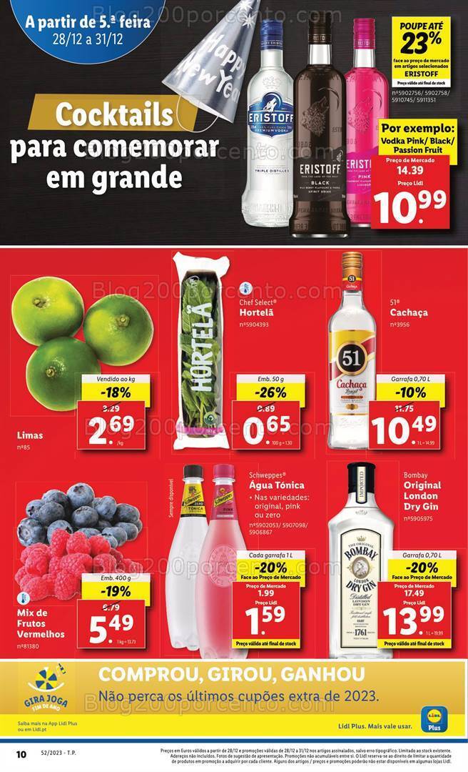 Antevisão Folheto LIDL Promoções de 28 a 31 dezembro