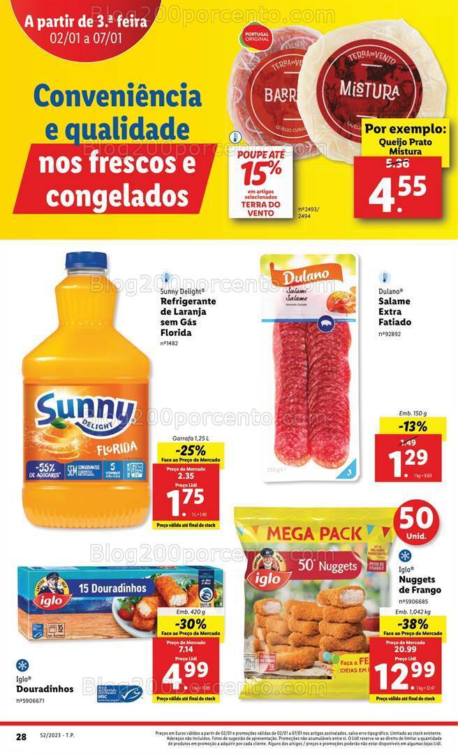 Antevisão Folheto LIDL Promoções de 2 a 7 janeiro