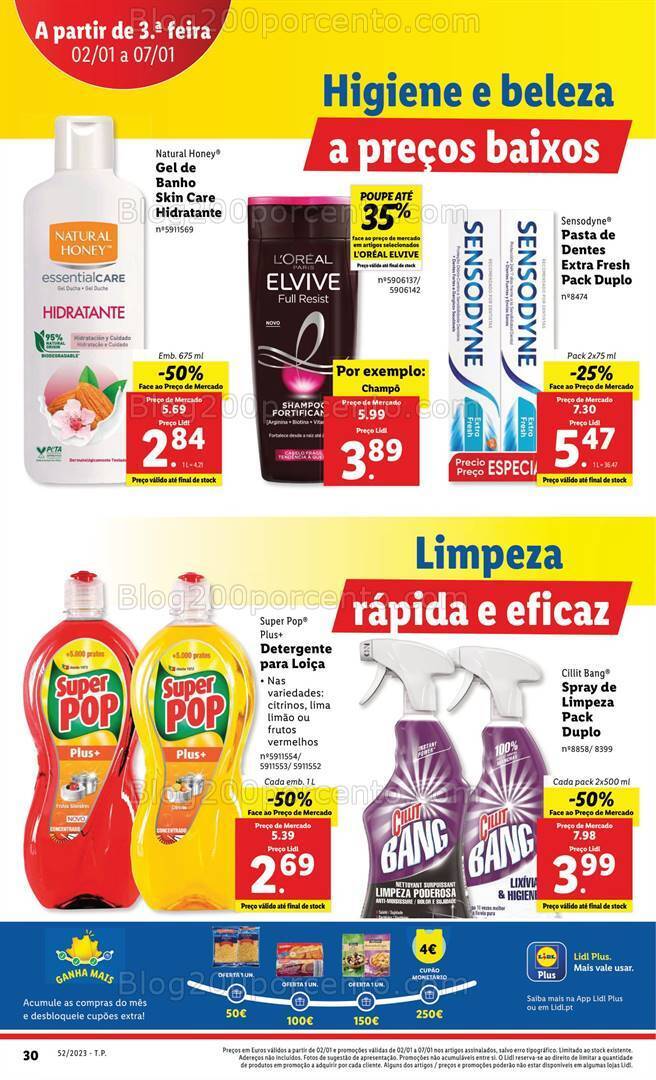 Antevisão Folheto LIDL Promoções de 2 a 7 janeiro
