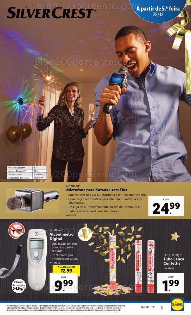 Antevisão Folheto LIDL Bazar Promoções de 28 dezembro a 7 janeiro