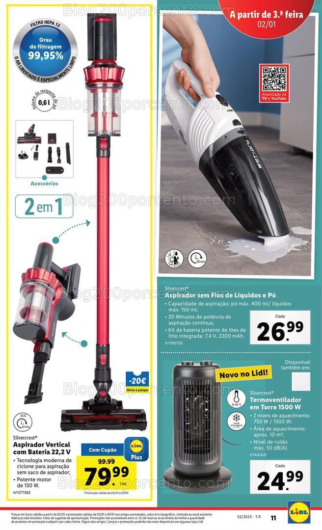 Antevisão Folheto LIDL Bazar Promoções a partir de 2 janeiro