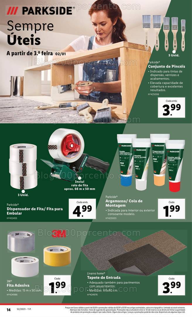 Antevisão Folheto LIDL Bazar Promoções a partir de 2 janeiro