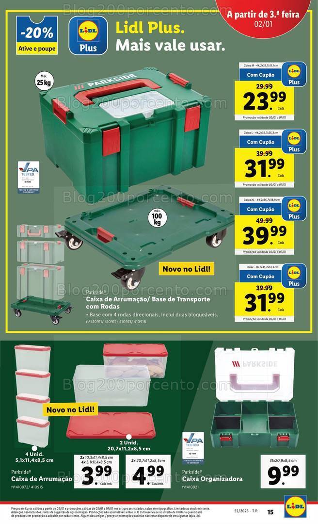 Antevisão Folheto LIDL Bazar Promoções a partir de 2 janeiro