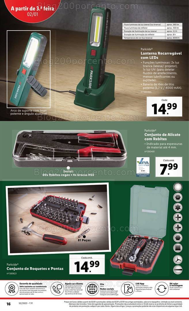 Antevisão Folheto LIDL Bazar Promoções a partir de 2 janeiro