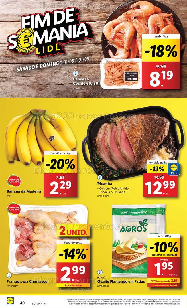 Antevisão Folheto LIDL Promoções de 29 agosto a 4 setembro