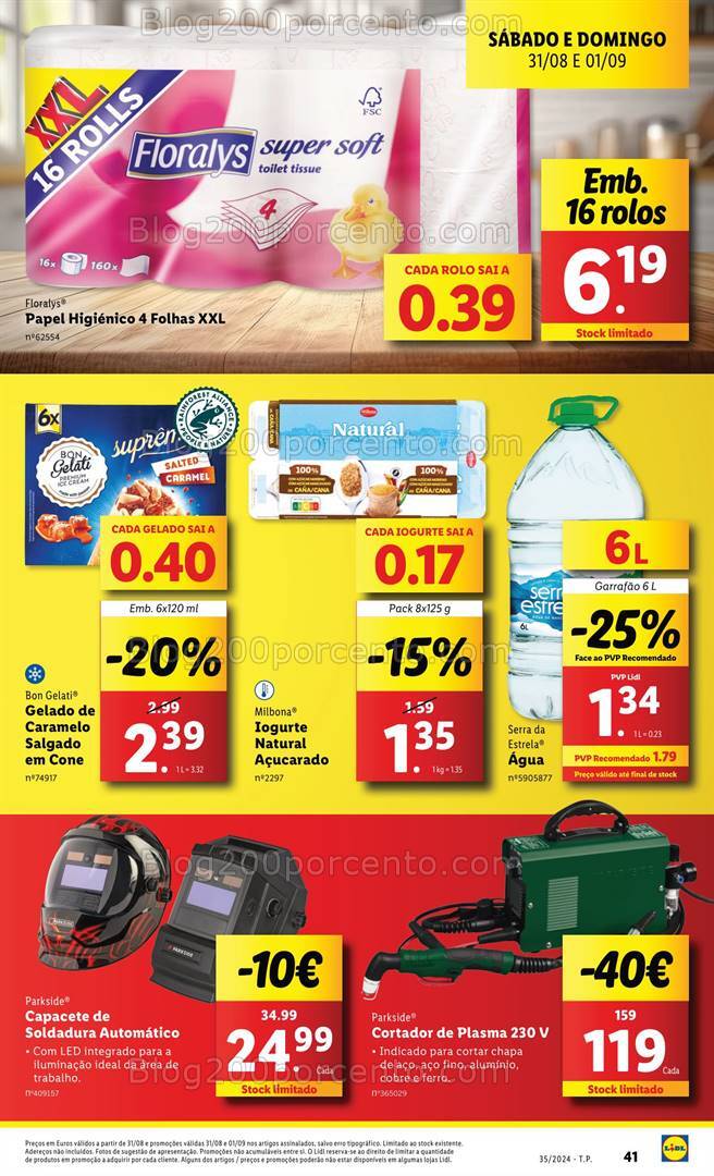 Antevisão Folheto LIDL Promoções de 29 agosto a 4 setembro