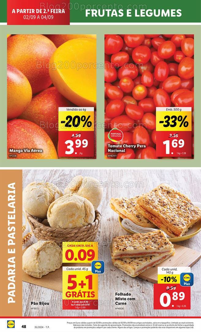Antevisão Folheto LIDL Promoções de 29 agosto a 4 setembro