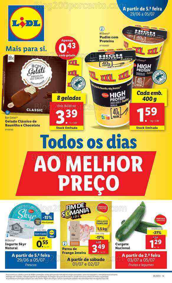 Antevisão Folheto LIDL Xxl Promoções de 29 junho a 5 julho