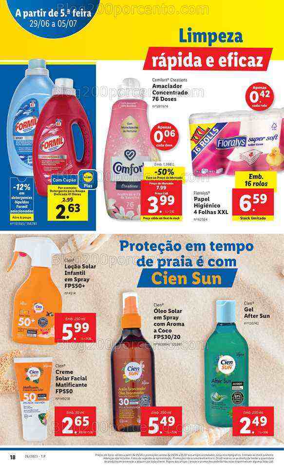 Antevisão Folheto LIDL Promoções de 28 junho a 5 julho