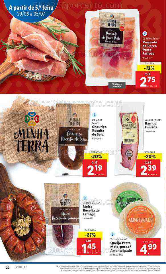 Antevisão Folheto LIDL Sabores da Nossa Terra Promoções de 29 junho a 5 julho