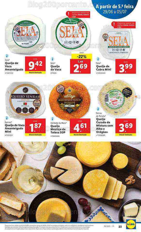 Antevisão Folheto LIDL Sabores da Nossa Terra Promoções de 29 junho a 5 julho
