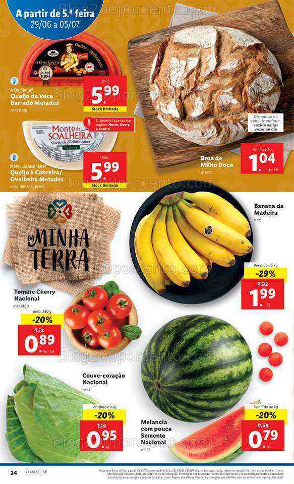 Antevisão Folheto LIDL Sabores da Nossa Terra Promoções de 29 junho a 5 julho