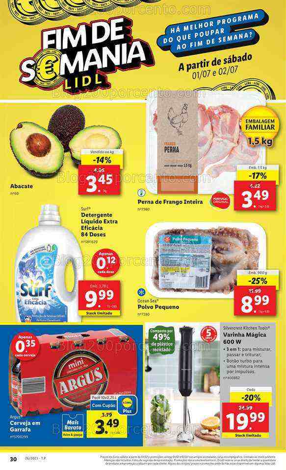 Antevisão Folheto LIDL Promoções de 28 junho a 5 julho