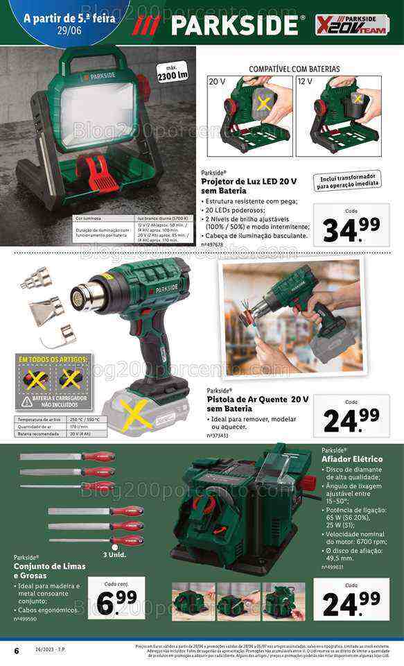 Antevisão Folheto LIDL Bazar Promoções de 29 junho a 5 julho