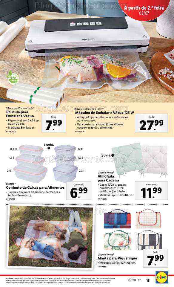 Antevisão Folheto LIDL Bazar Promoções de 29 junho a 5 julho