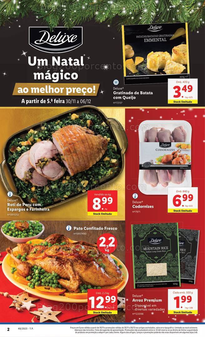 Antevisão Folheto LIDL Promoções de 30 novembro a 6 dezembro