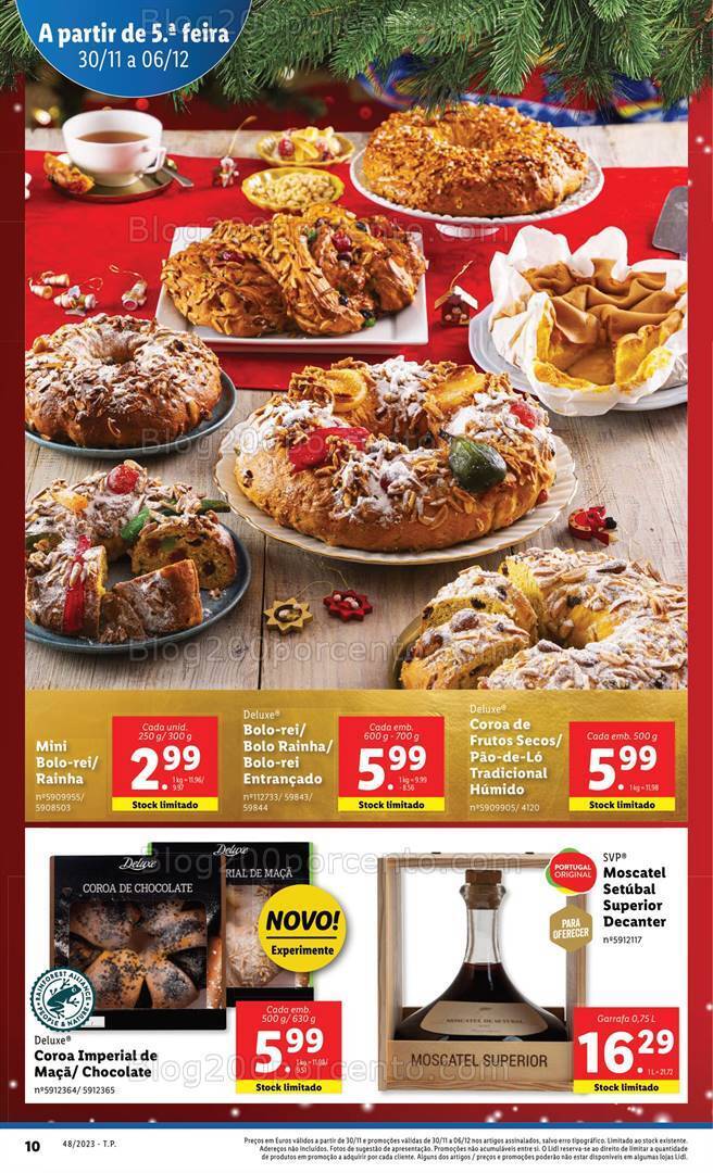 Antevisão Folheto LIDL Promoções de 30 novembro a 6 dezembro
