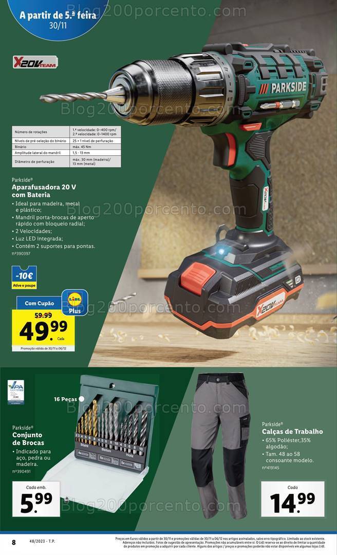 Antevisão Folheto LIDL Bazar Promoções a partir de 30 novembro