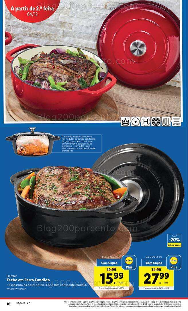 Antevisão Folheto LIDL Bazar Promoções a partir de 4 dezembro