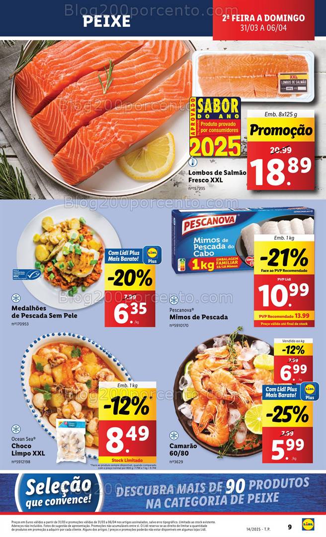 Antevisão Folheto LIDL Promoções 31 março a 6 abril