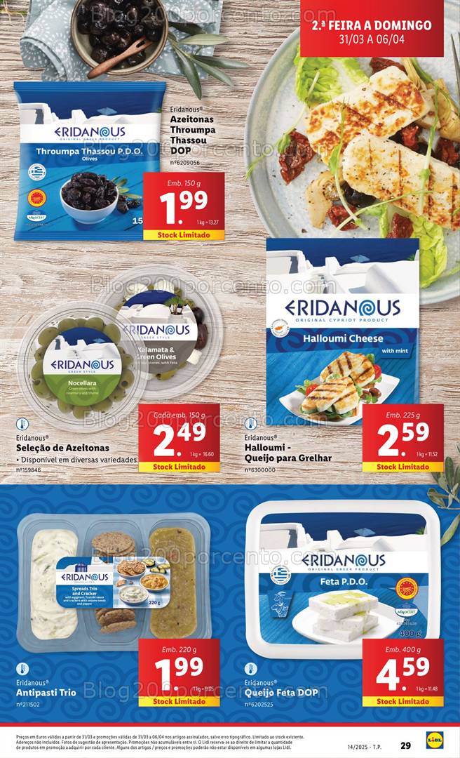Antevisão Folheto LIDL Sabores do Mundo Promoções 31 março a 6 abril