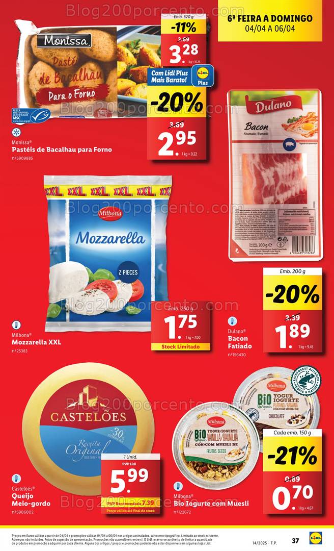 Antevisão Folheto LIDL Promoções 31 março a 6 abril