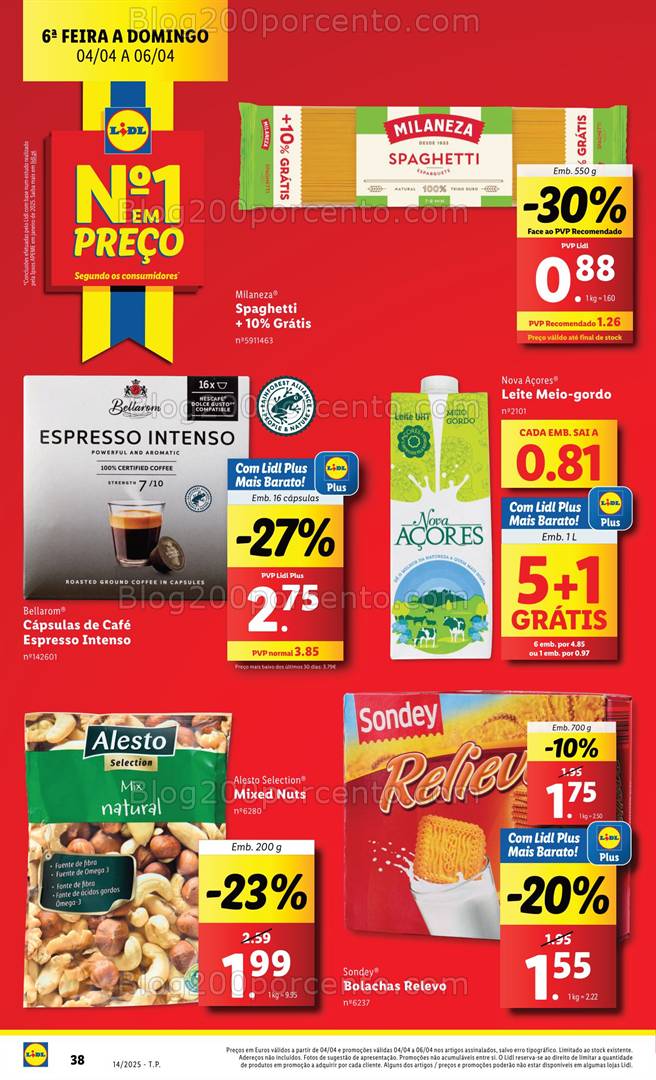Antevisão Folheto LIDL Promoções 31 março a 6 abril