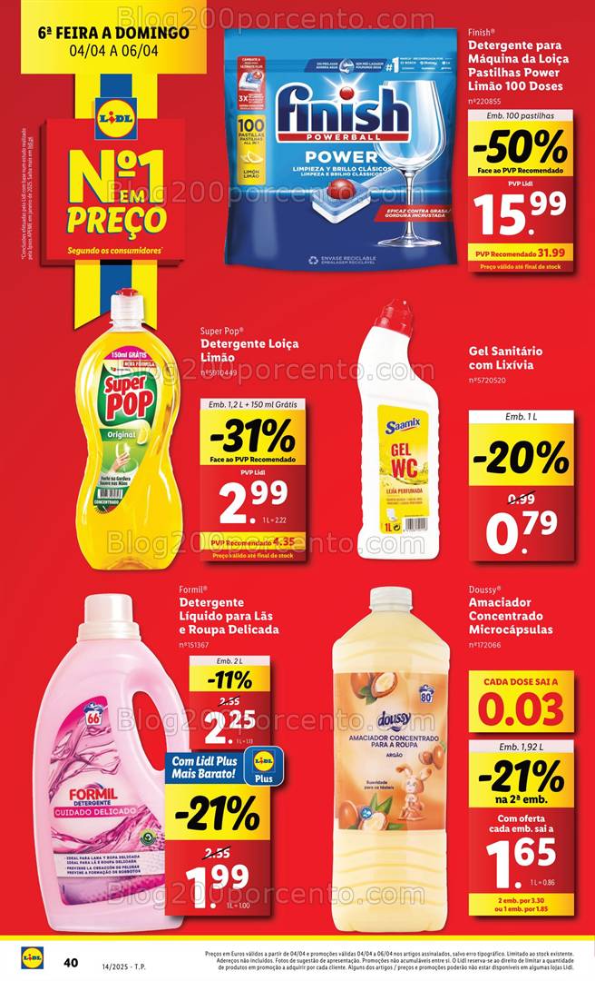 Antevisão Folheto LIDL Promoções 31 março a 6 abril