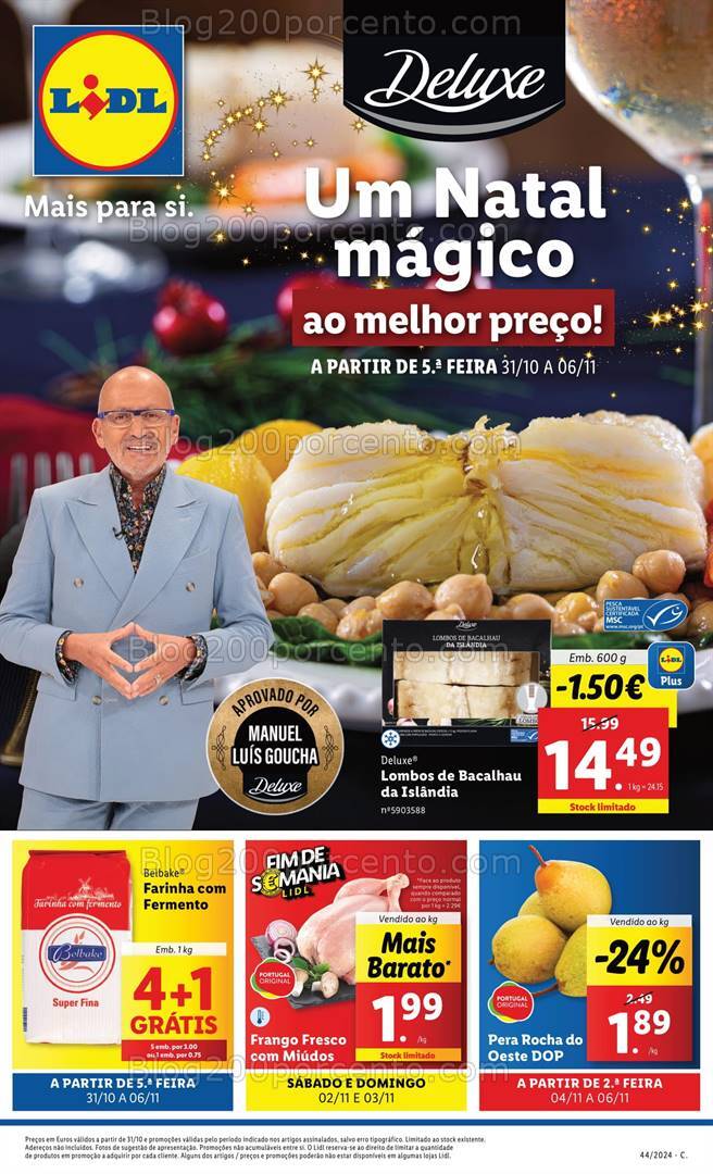 Antevisão Folheto LIDL Especial Natal Promoções de 31 outubro a 6 novembro