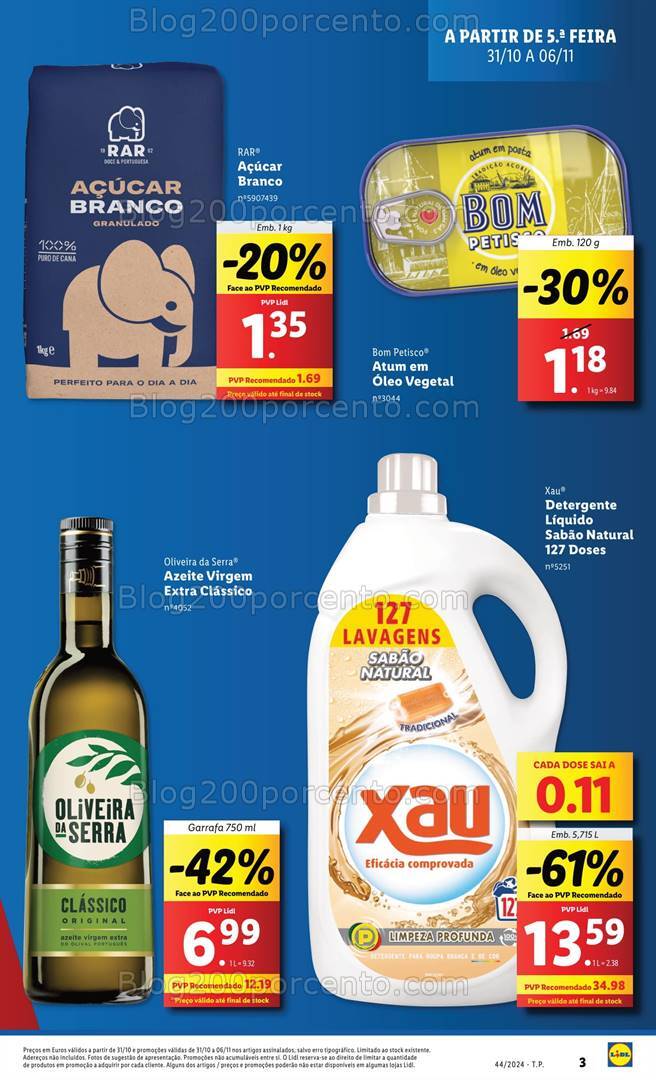Antevisão Folheto LIDL Promoções de 31 outubro a 6 novembro