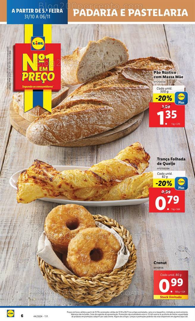 Antevisão Folheto LIDL Promoções de 31 outubro a 6 novembro