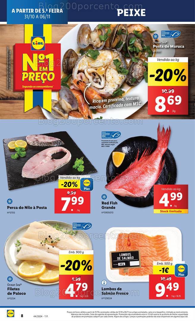 Antevisão Folheto LIDL Promoções de 31 outubro a 6 novembro