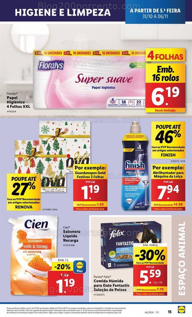 Antevisão Folheto LIDL Promoções de 31 outubro a 6 novembro