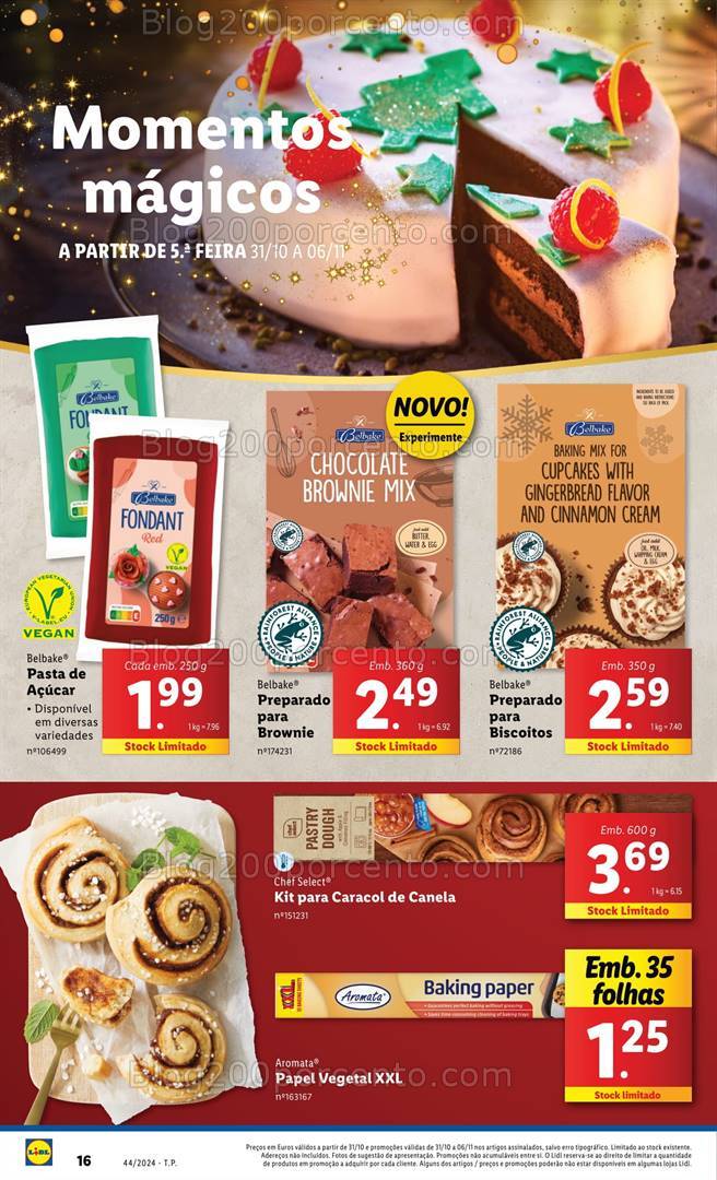 Antevisão Folheto LIDL Especial Natal Promoções de 31 outubro a 6 novembro