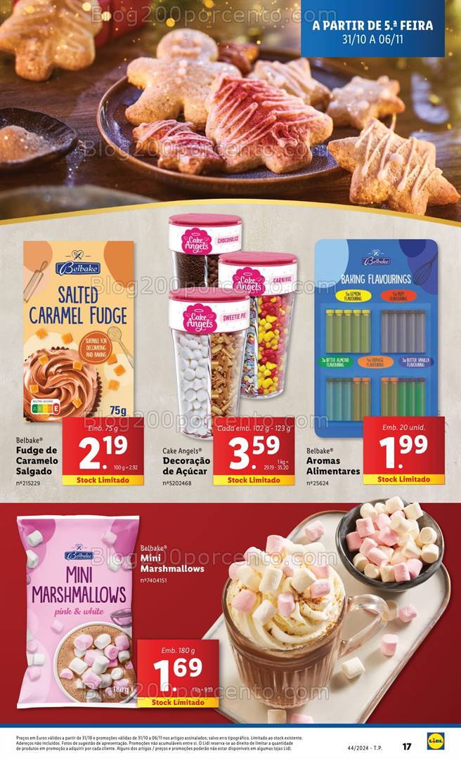 Antevisão Folheto LIDL Especial Natal Promoções de 31 outubro a 6 novembro