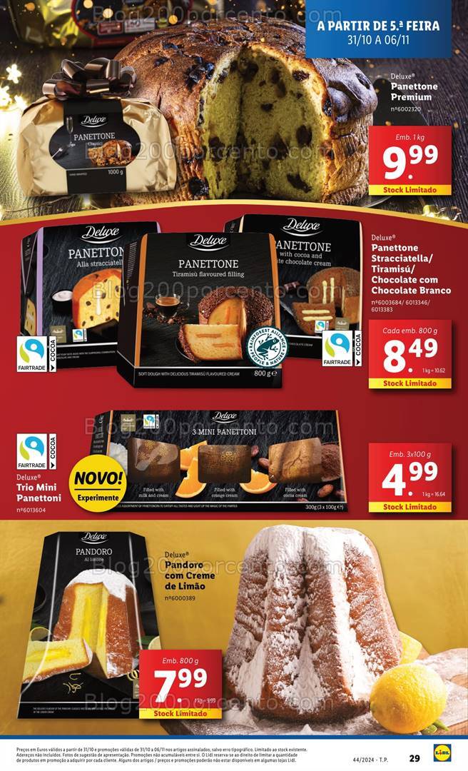 Antevisão Folheto LIDL Sabores do Mundo Natal Promoções de 31 outubro a 6 novembro