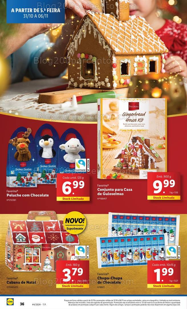 Antevisão Folheto LIDL Especial Natal Promoções de 31 outubro a 6 novembro