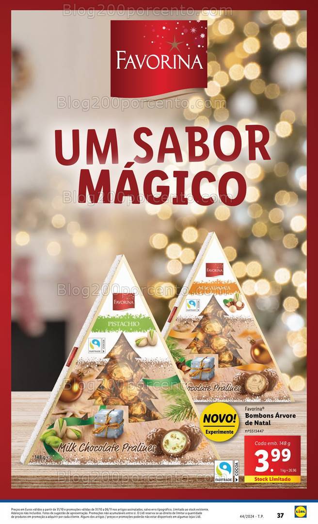 Antevisão Folheto LIDL Especial Natal Promoções de 31 outubro a 6 novembro